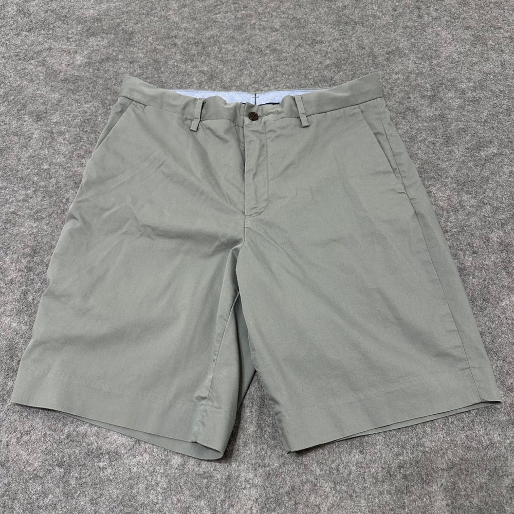 Polo Ralph Lauren Shorts Mens 32 Gray Stretch Classic Fit Chino 9" Inseam Casual